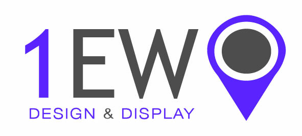 1EW Design & Display logo