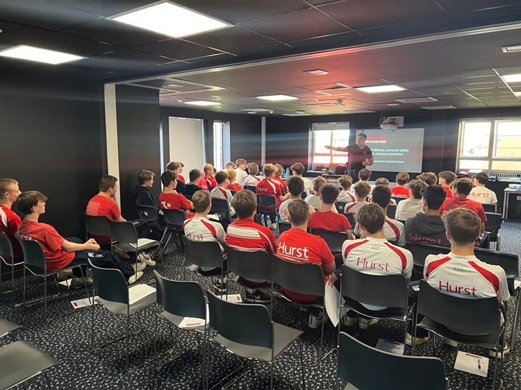 Violence-prevention-self-defence-training-Hurst-College