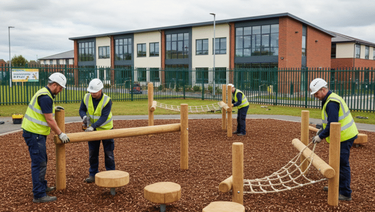 School playground maintenance