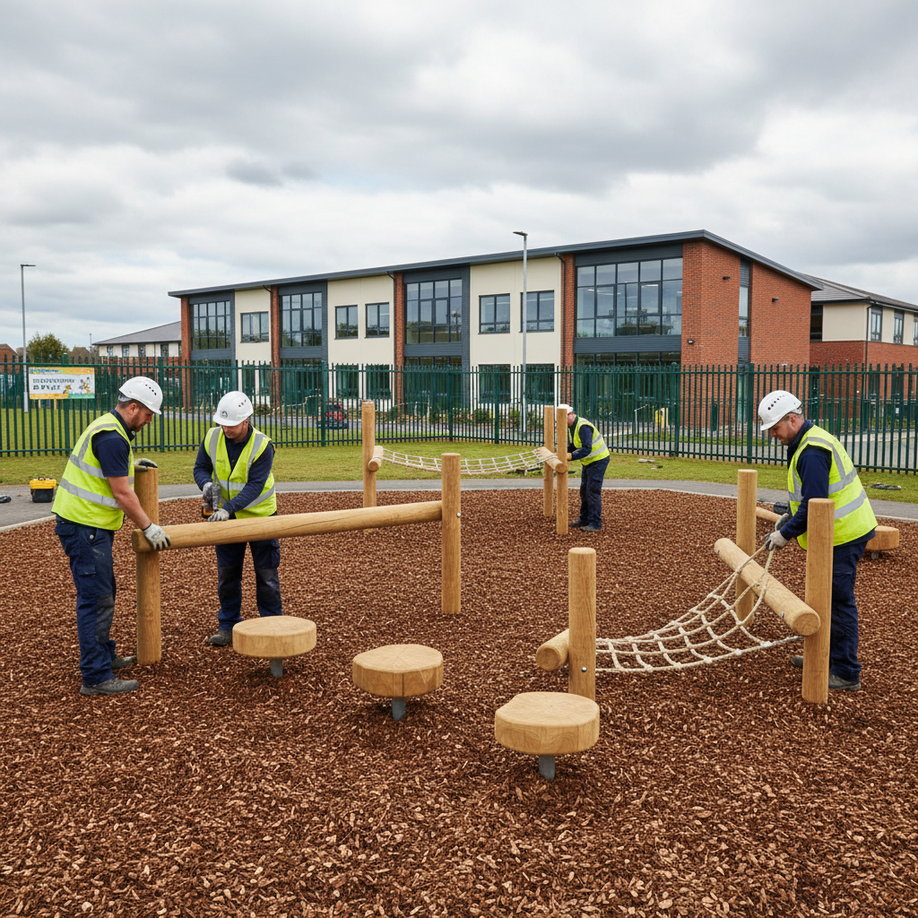 School playground maintenance