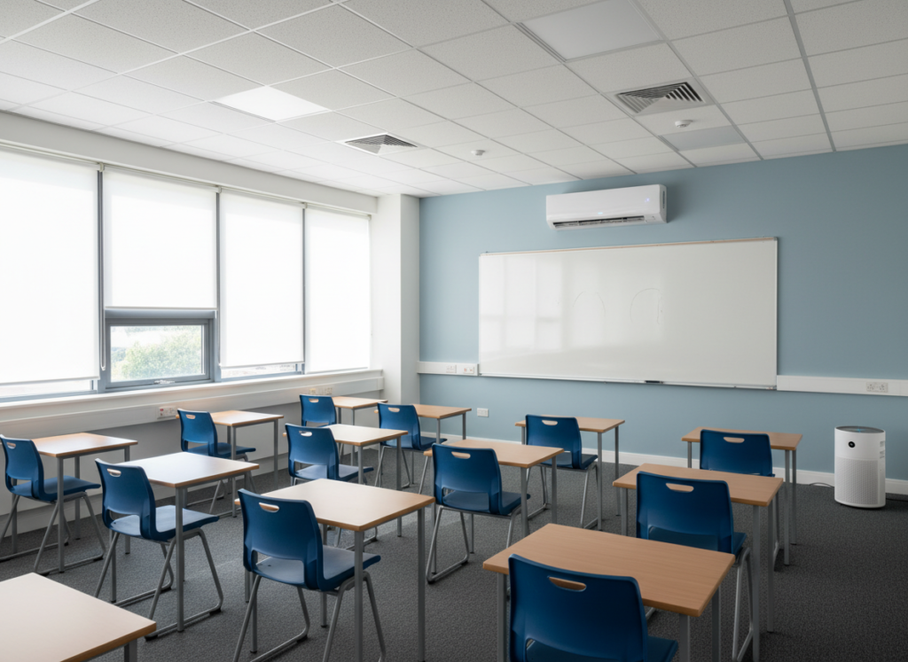 Ventilation & air quality in schools: what to specify