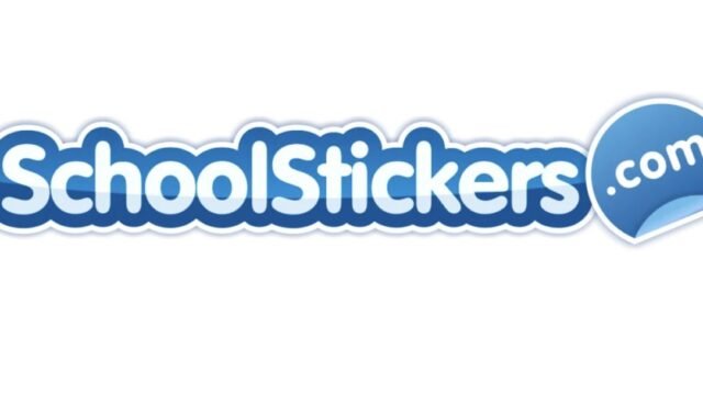 school stickers logo snip