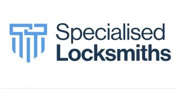 specialised locksmiths logo snip