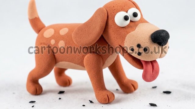 Happy-Dog-Cartoon-digital-render-foam-clay-copy
